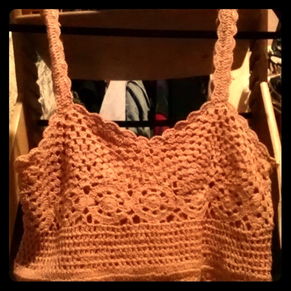 Crochet crop top